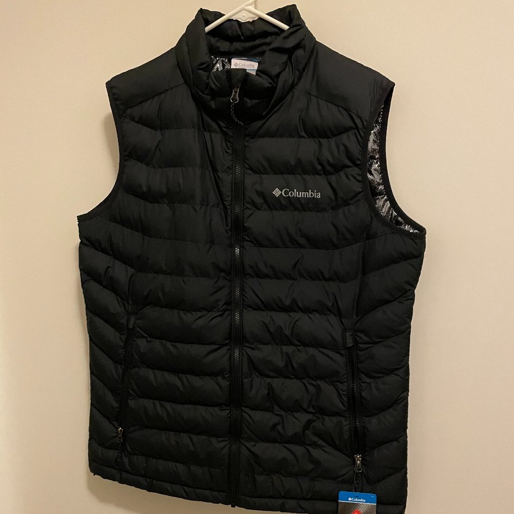 Columbia Mens White Out Omni-Heat Puffer Vest NWT - L